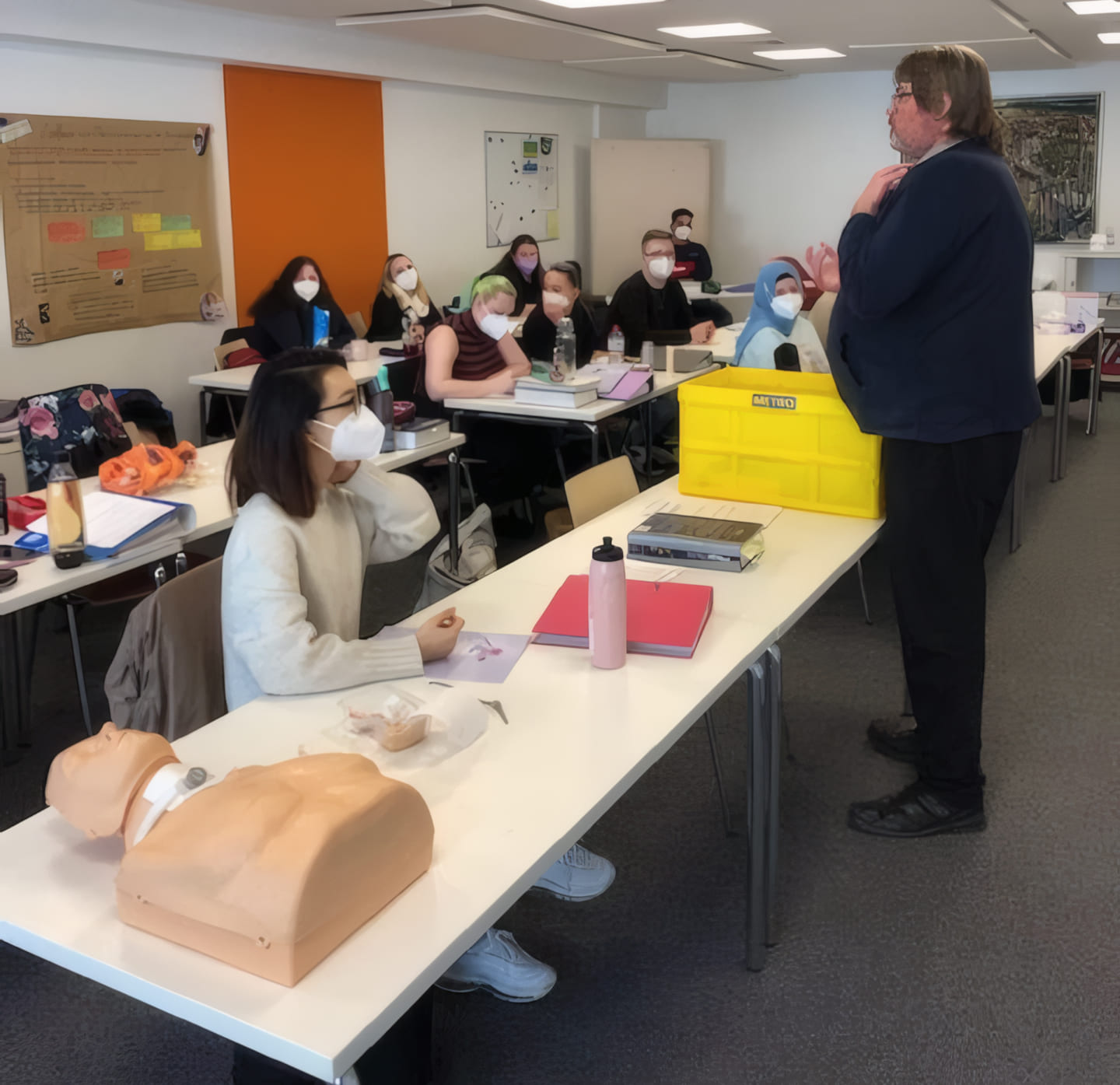 Frank Denecke bei einer Schulung